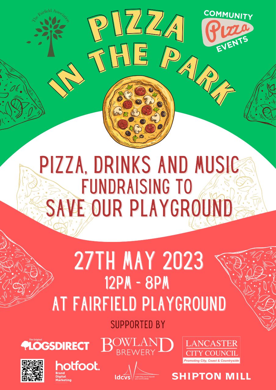 Pizza In The Park: May 27th from Noon until late.